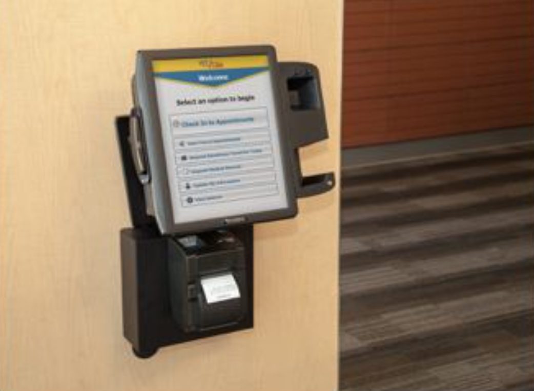 Vecna self check-in kiosk